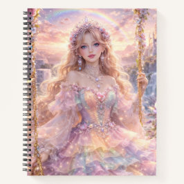 Mooie Princess Stijl College Lijnen Notitieboek