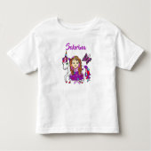Mooie Prinses en Eenhoorn Persoonlijke T-shirt (Voorkant)