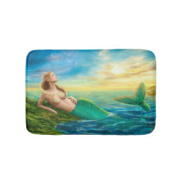 Mooie prinses- fantasy mermaid Bath Mat
