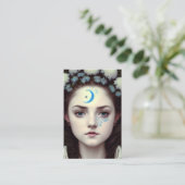 Mooie Prinses Grafisch Visitekaartje (Staand voorkant)