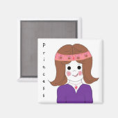 Mooie Prinses Magneet (Voorkant / Achterkant)