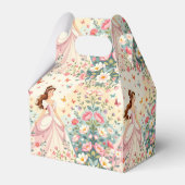 Mooie prinses met vlinders bedankdoosjes (Achterkant)