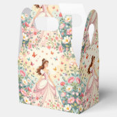 Mooie prinses met vlinders bedankdoosjes (Geopend)