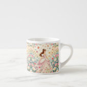 Mooie prinses met vlinders espresso kop (Rechts)