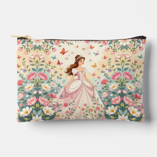 Mooie prinses met vlinders etui (Voorkant)