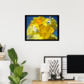Mooie prints voor de Floral-kunst botanische graaf (Thuiskantoor)