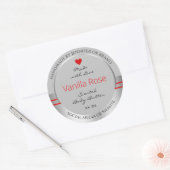 Mooie Product Verpakking Etiketten Licht Grijs Zil (Envelop)