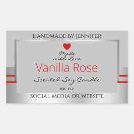 Mooie Product Verpakking Etiketten Licht Grijs Zil