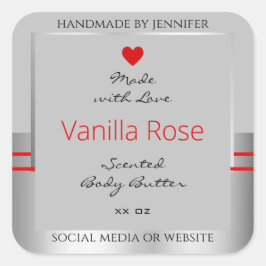 Mooie Product Verpakking Etiketten Licht Grijs Zil