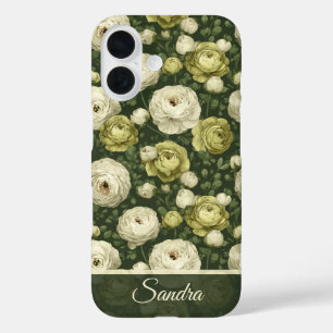 Mooie promotiegeschenk ranonkel bloemstuk op maat iPhone 16 hoesje