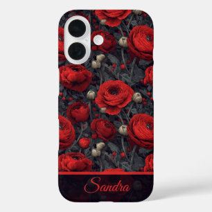 Mooie promotiegeschenk ranonkel bloemstuk op maat iPhone 16 hoesje