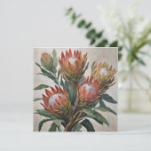 Mooie Protea Bloemen uit Zuid-Afrika (Staand voorkant)