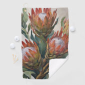 Mooie Protea Bloemen uit Zuid-Afrika Golfhanddoek (Insitu)