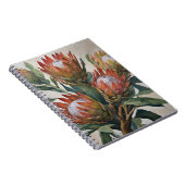 Mooie Protea Bloemen uit Zuid-Afrika Notitieboek (Rechterzijde)