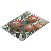 Mooie Protea Bloemen uit Zuid-Afrika Notitieboek (Linkerzijde)