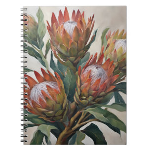 Mooie Protea Bloemen uit Zuid-Afrika Notitieboek