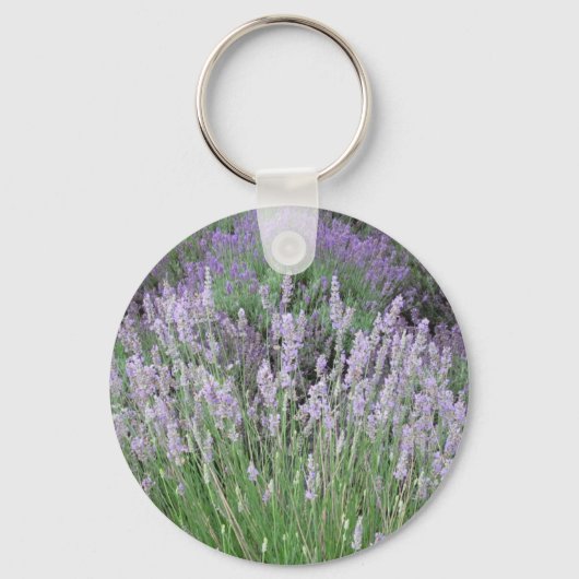Mooie Provence Franse Lavendel Sleutelhanger (Voorkant)