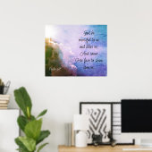 Mooie Psalm 67 Zegen over ons Poster (Thuiskantoor)