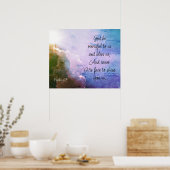 Mooie Psalm 67 Zegen over ons Poster (Keuken)