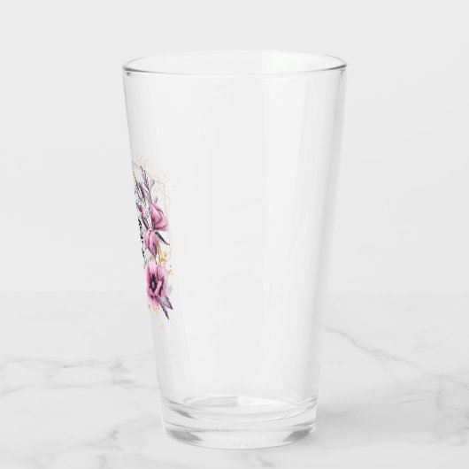 Mooie Psalm 91 Bloemenglas Glas (Links)