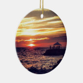 Mooie Puerto Vallarta Sunset Keramisch Ornament (Rechts)