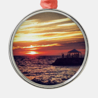 Mooie Puerto Vallarta Sunset Metalen Ornament