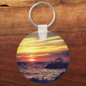 Mooie Puerto Vallarta Sunset Sleutelhanger (Voorkant)