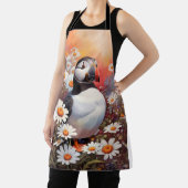 Mooie Puffin in Daisy Field Schort (Insitu)