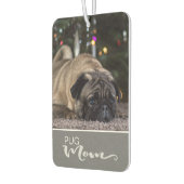 Mooie Pug Plaats het Afbeelding van uw hond Luchtverfrisser (Links)