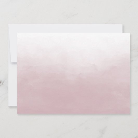 Mooie puistjes Roos Blush Pink Engagement Party Kaart (Achterkant)