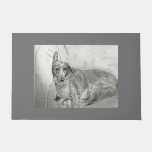 Mooie Pup Door Mat (Voorkant)