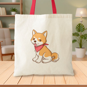 Mooie Puppy Hond Shiba Inu Tote Bag
