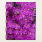 Mooie Putple Flowers Floral Planner (Voorkant)