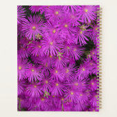 Mooie Putple Flowers Floral Planner (Achterkant)