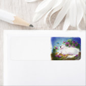 Mooie Pyreneeën / retour adreslabel Etiket (Insitu)