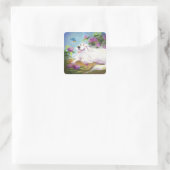 Mooie Pyreneeën / Vierkante Sticker (Tas)