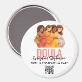 Mooie QR-code Professionele Geboorte Postpartum Do Magneet (Voorkant / Achterkant)