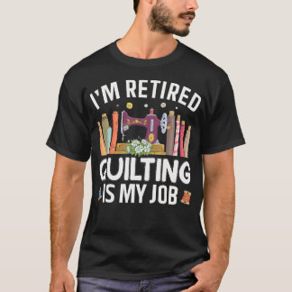 Mooie quiltkunst voor vrouwen Moeder Oma Steek Naa T-shirt