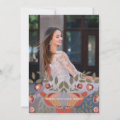 Mooie Quinceanera Fiesta Dank u Foto Kaart (Voorkant)