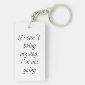 Mooie Quote Aangepaste Hondenfoto Naam Sleutelhanger (achterkant)