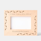 Mooie Quote Custom Paar Foto Naam Liefde Gegraveerde Lijstjes (Voorkant)