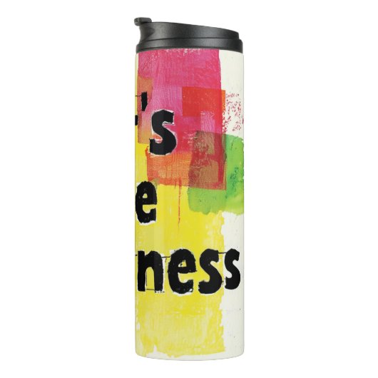 Mooie quotes NO.1 Thermische Tumblers Thermosbeker (Geroteerd rechts)
