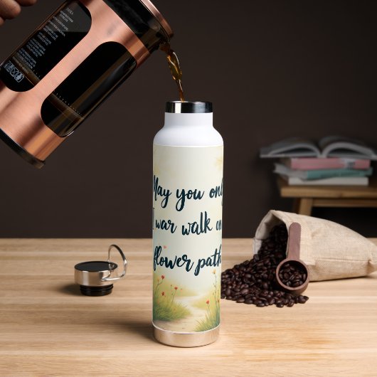 Mooie quotes NO.1 Waterfles (Koffie)