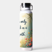 Mooie quotes NO.1 Waterfles (Achterkant)