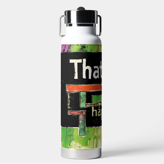 Mooie quotes NO.2 Waterfles (Voorkant)