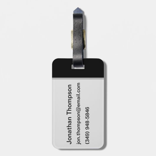 Mooie rack bagagelabel (Achterkant verticaal)