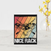 Mooie rack biljart pool speler kaart (Gele Bloem)