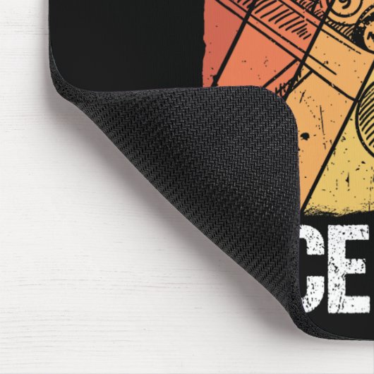 Mooie rack biljart pool speler muismat (Hoek)