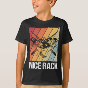 Mooie rack biljart pool speler t-shirt