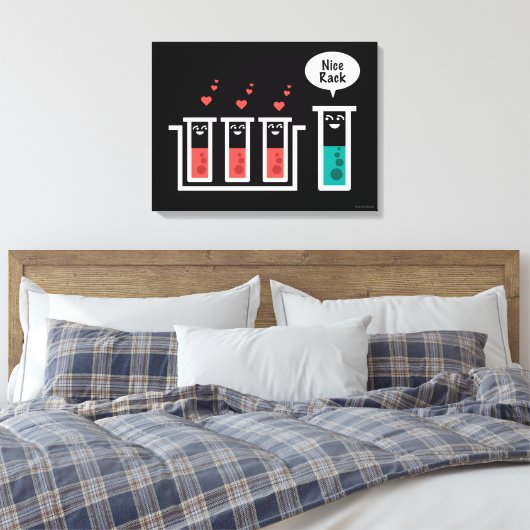 Mooie rack canvas afdruk (Insitu (Slaapkamer))